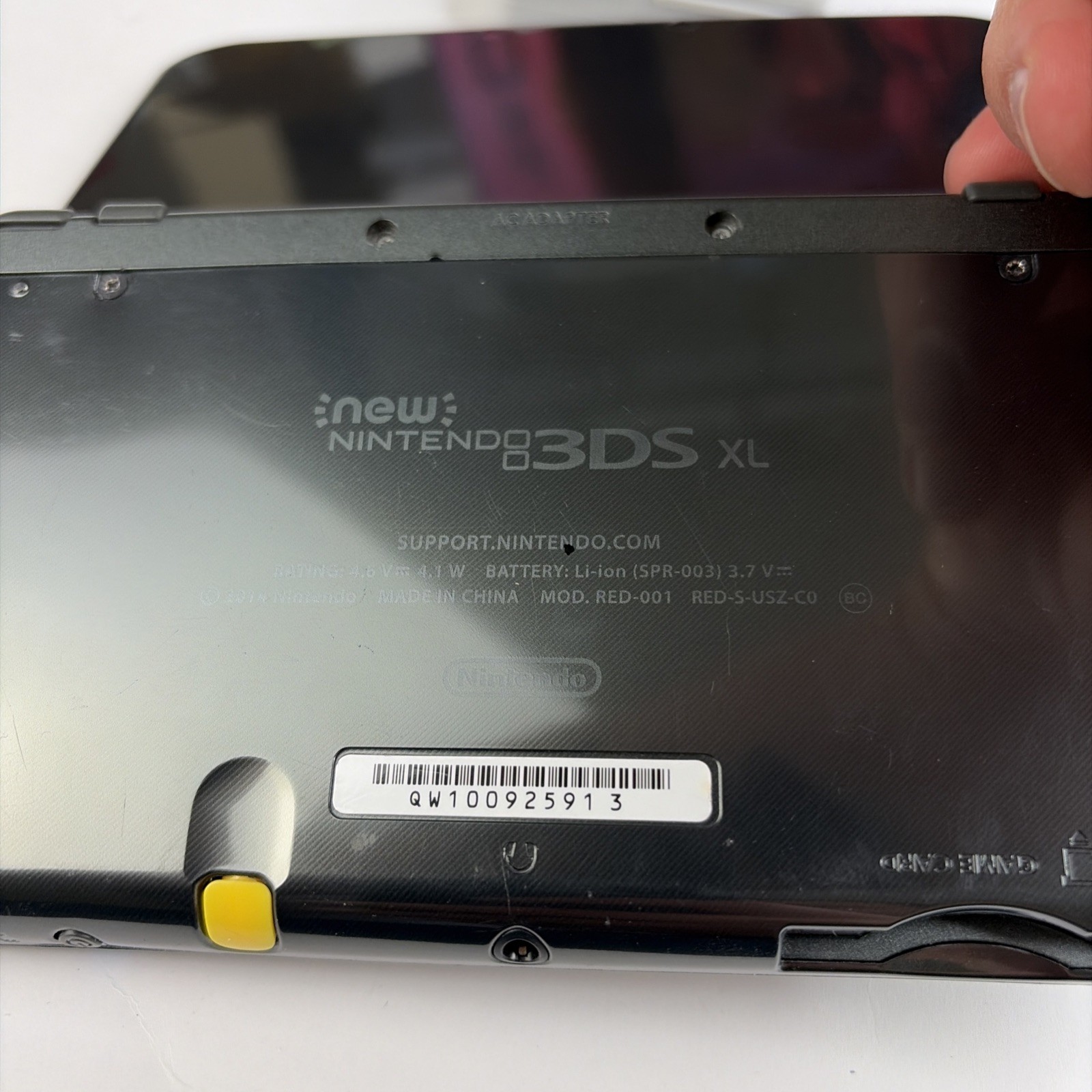 New Nintendo 3DS XL Gray Black Console Repair! READ W Charger Stylus US Version