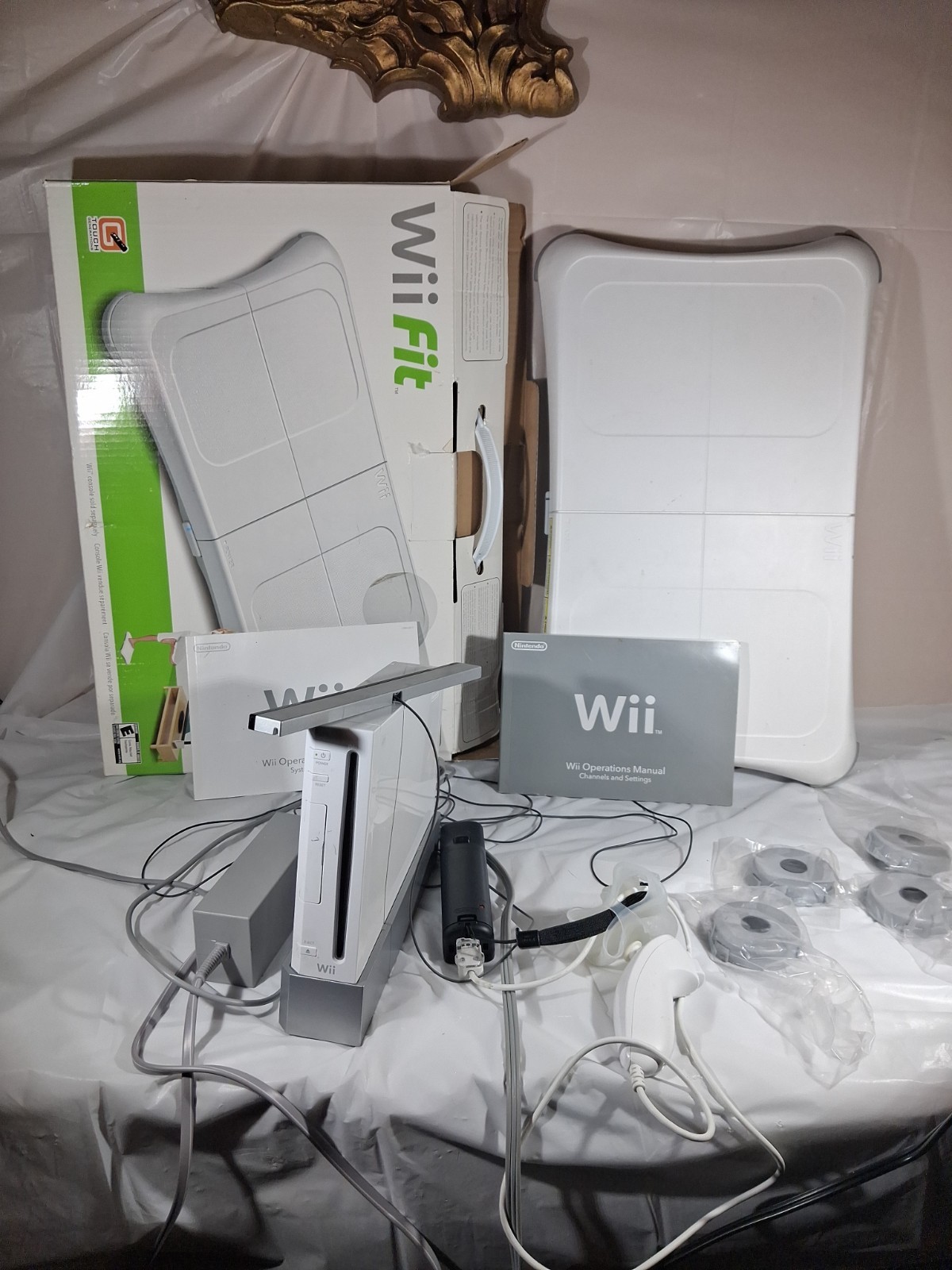 Nintendo Wii RVL-001 Console With Wii Board Included No Game Tv Not Included