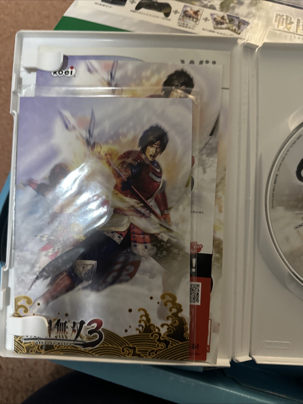 Sengoku Musou 3 (Nintendo Wii, 2009) Koei Japanese + Console + Controller