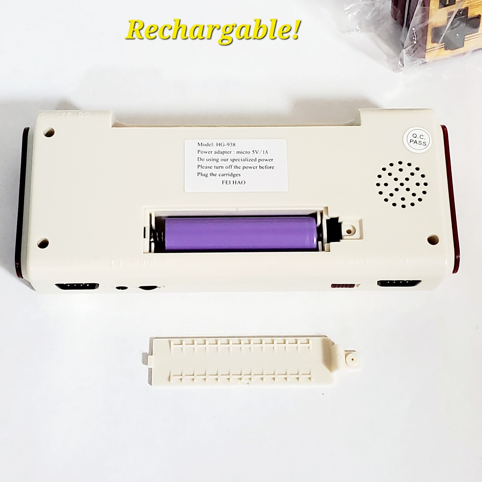 TOP LOADER Handheld 8Bit Console 60pin FC-Pocket Portable Cartridge Game Reader