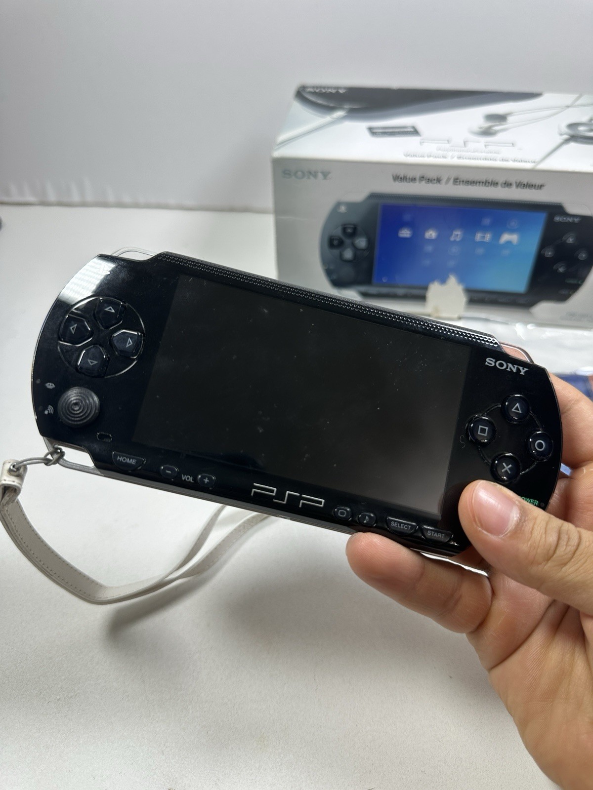 Sony PlayStation Portable Value Pack – Black (PSP-1001K) With Box & Madden Works