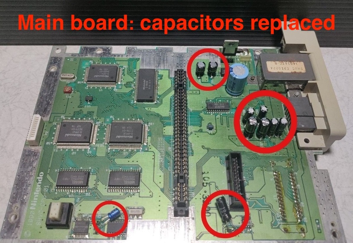 SFC Console Nintendo (Capacitor replaced etc) Mario & Donkey Kong & Yoshi’s Set