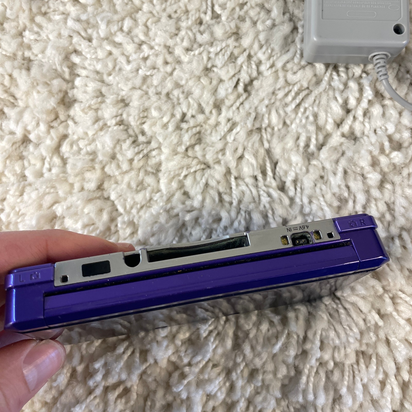 Nintendo 3DS Midnight Purple Handheld Console System CTR-001 Tested