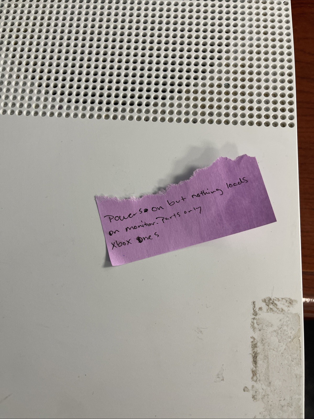 Microsoft Xbox One S – POWERS ON – Parts Only 4216