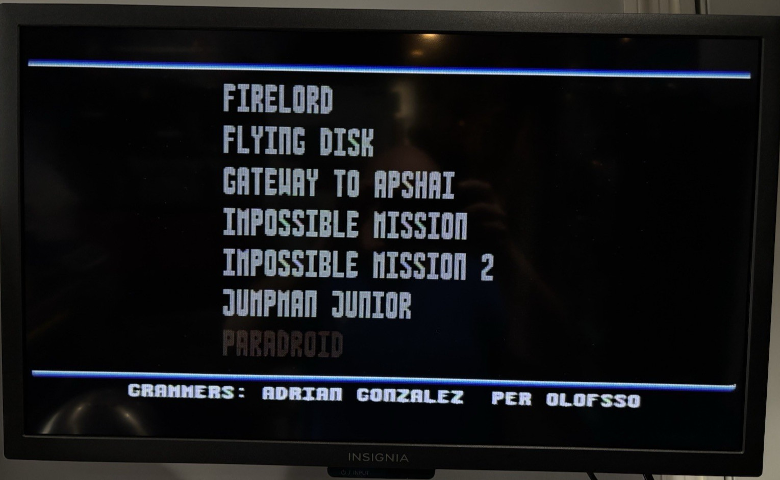 VTG 2004 Commodore 64 30-in-1 Plug & Play TV Game Impossible Mission, Tested_