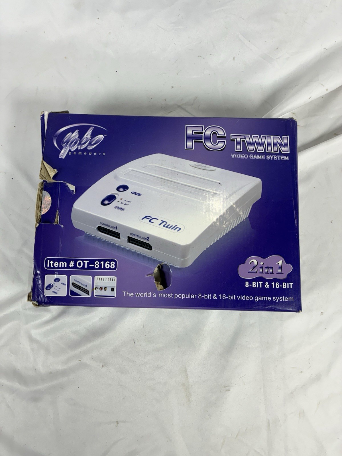 Yobo FC Twin Game Console 2 in 1 (NES & SNES) NO Power Supply