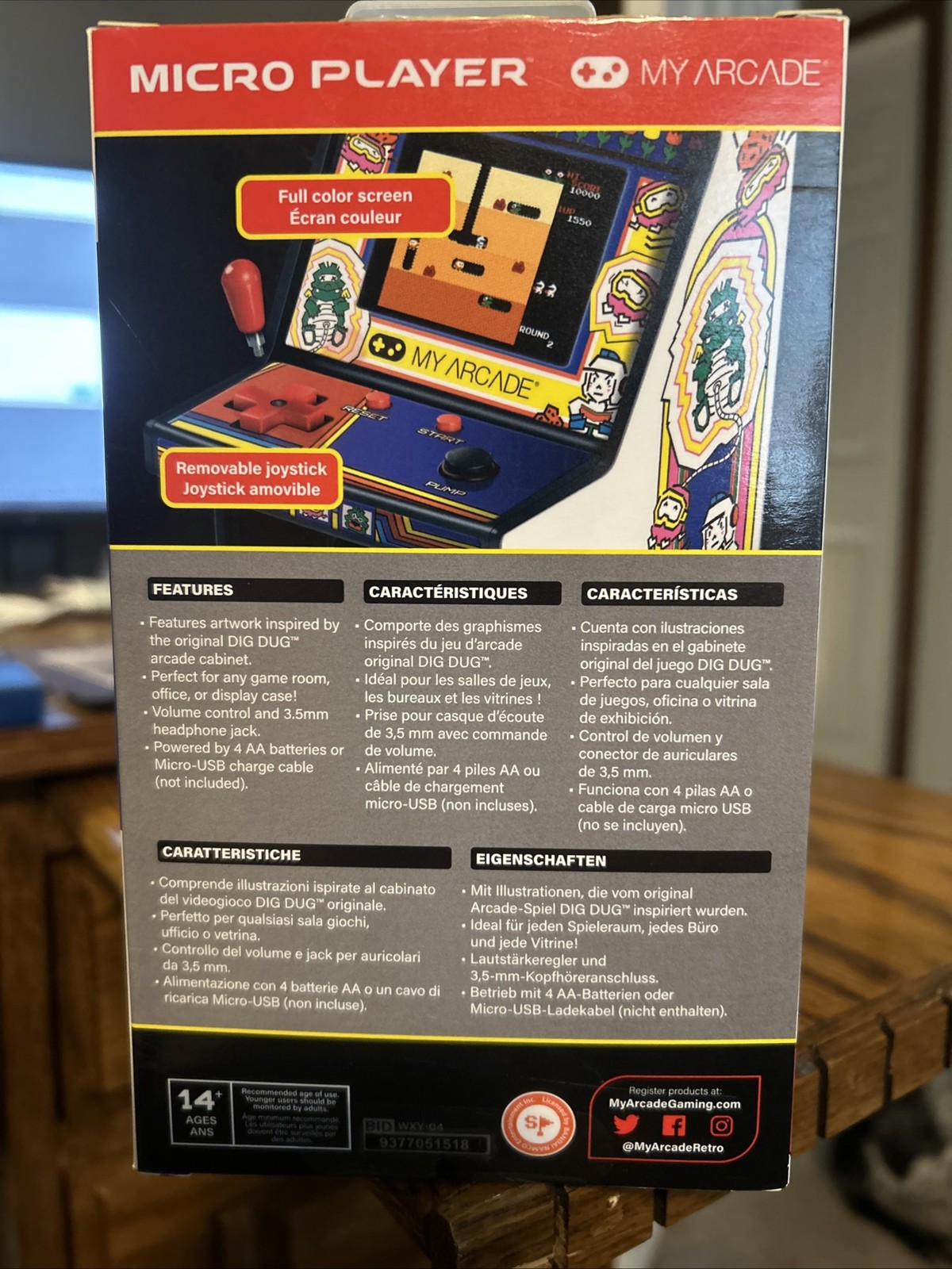 DigDug Micro Player Retro Arcade My Arcade
