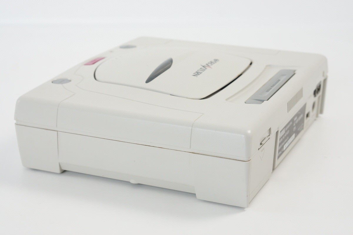 Sega Saturn Console -System Only- WHITE HST-3220 Tested JAPAN -NTSC-J- 028432