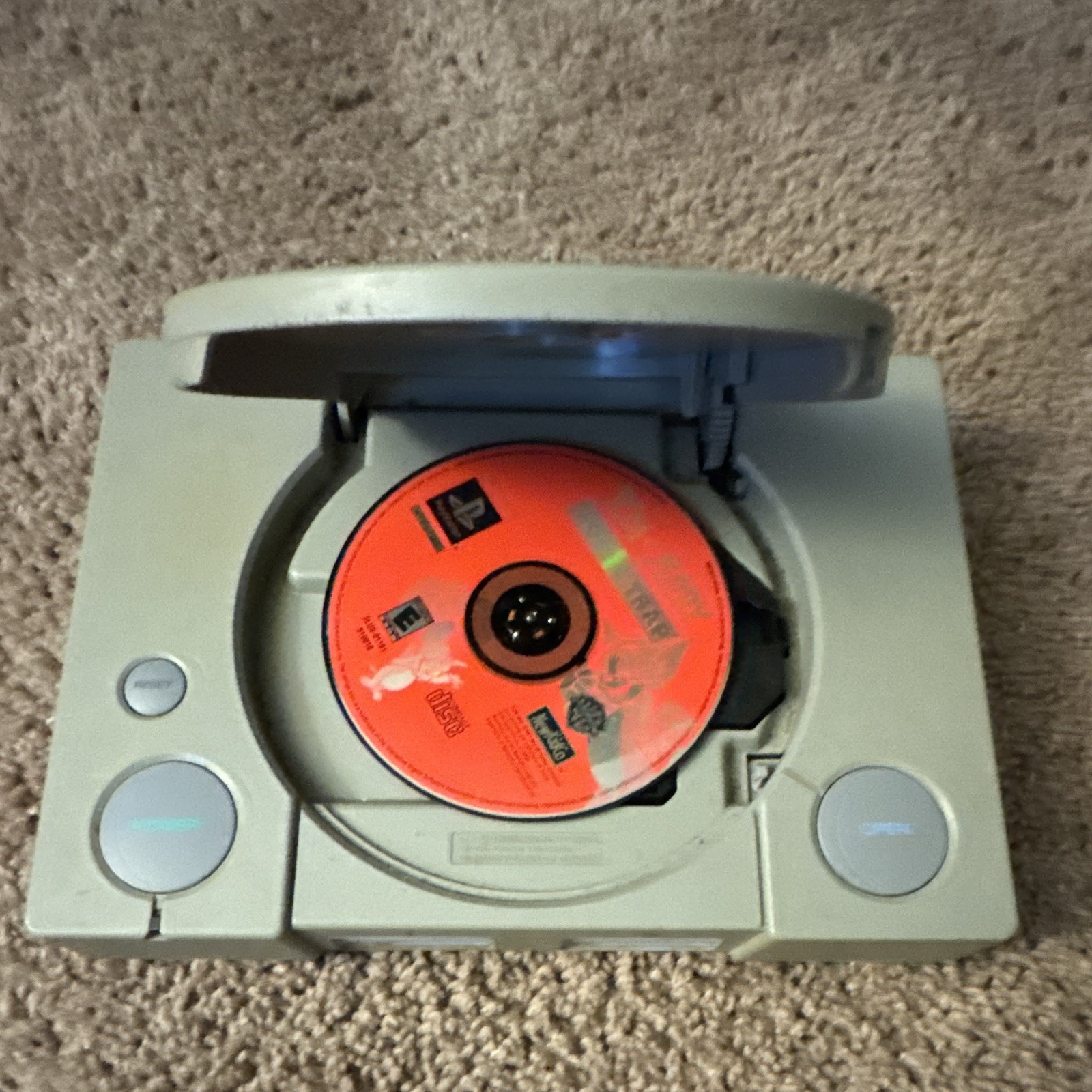 Sony PlayStation PS1 Console SCPH-5501 NTSC-U/C Gray Memory Card Slot, 2 Ctrl
