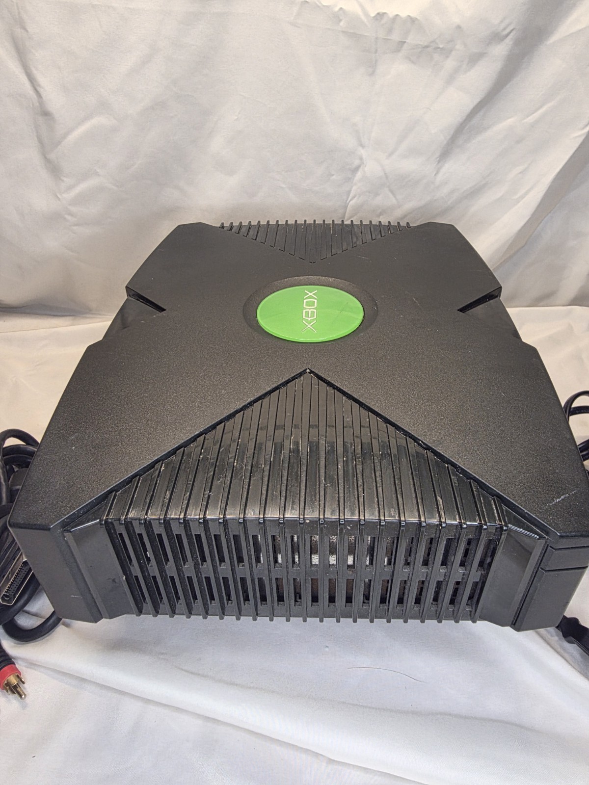 Microsoft Original Xbox Console W/ Cables *No Controller* Tested