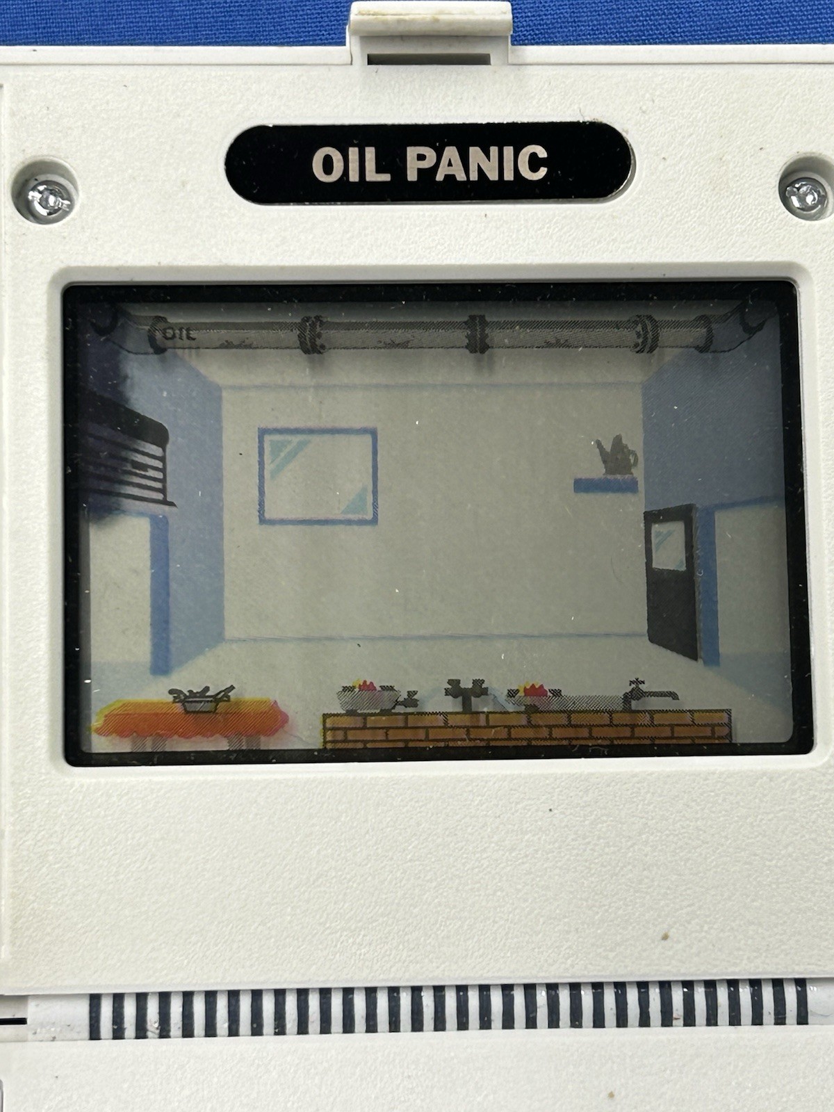 Nintendo Oil Panic Game & Watch OP-51 Handheld System 1982 Untested LCD Leak