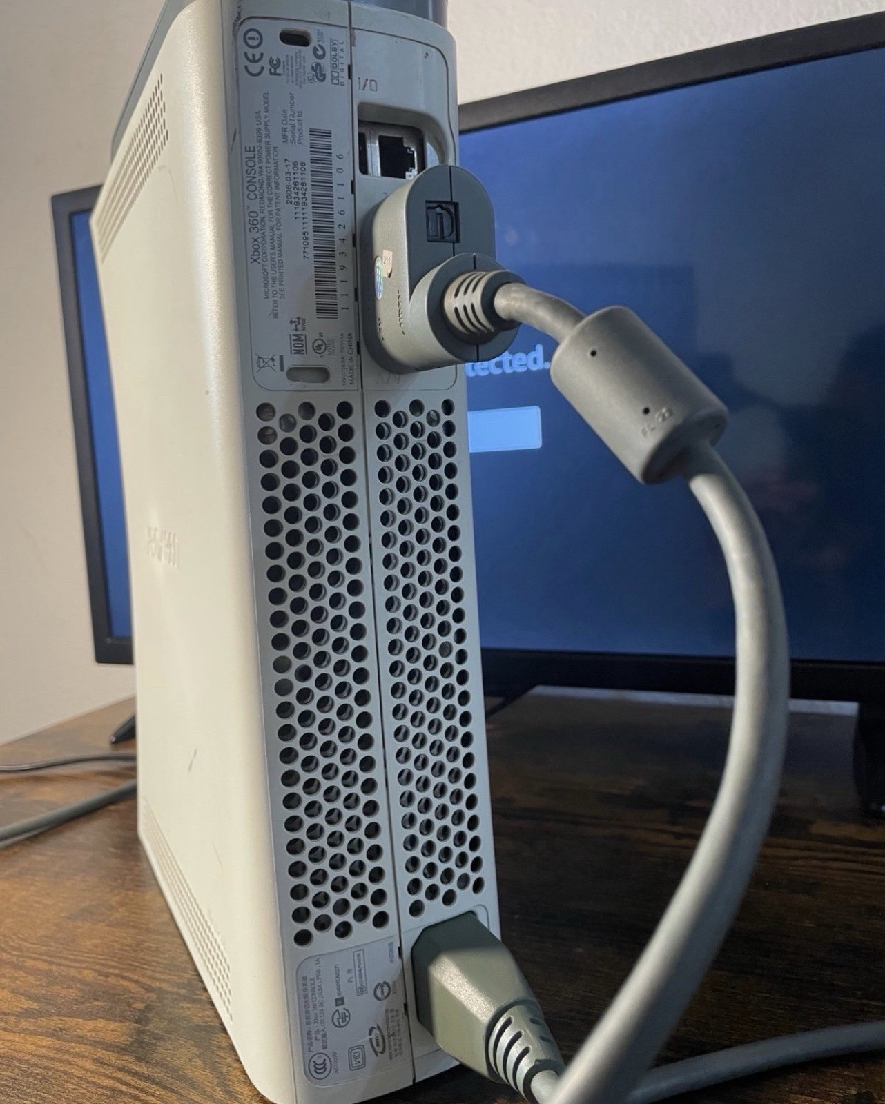 Xbox 360 Console Only White NTSC-U/C 1080p HDMI Ethernet Backcompat FOR PARTS