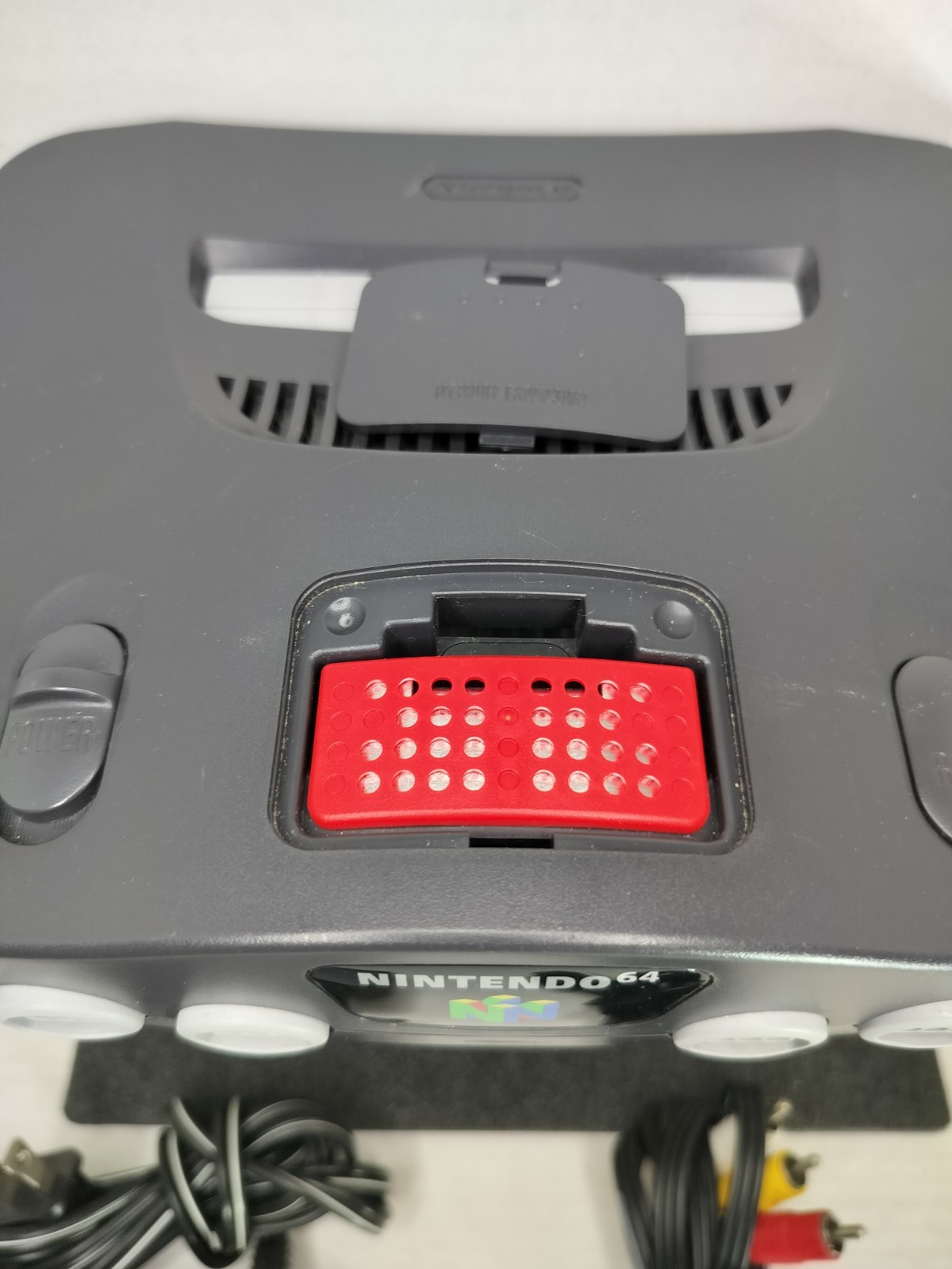 Nintendo 64 N64 Console Only with Expansion Pack Pak NUS-001 / AS-IS READ