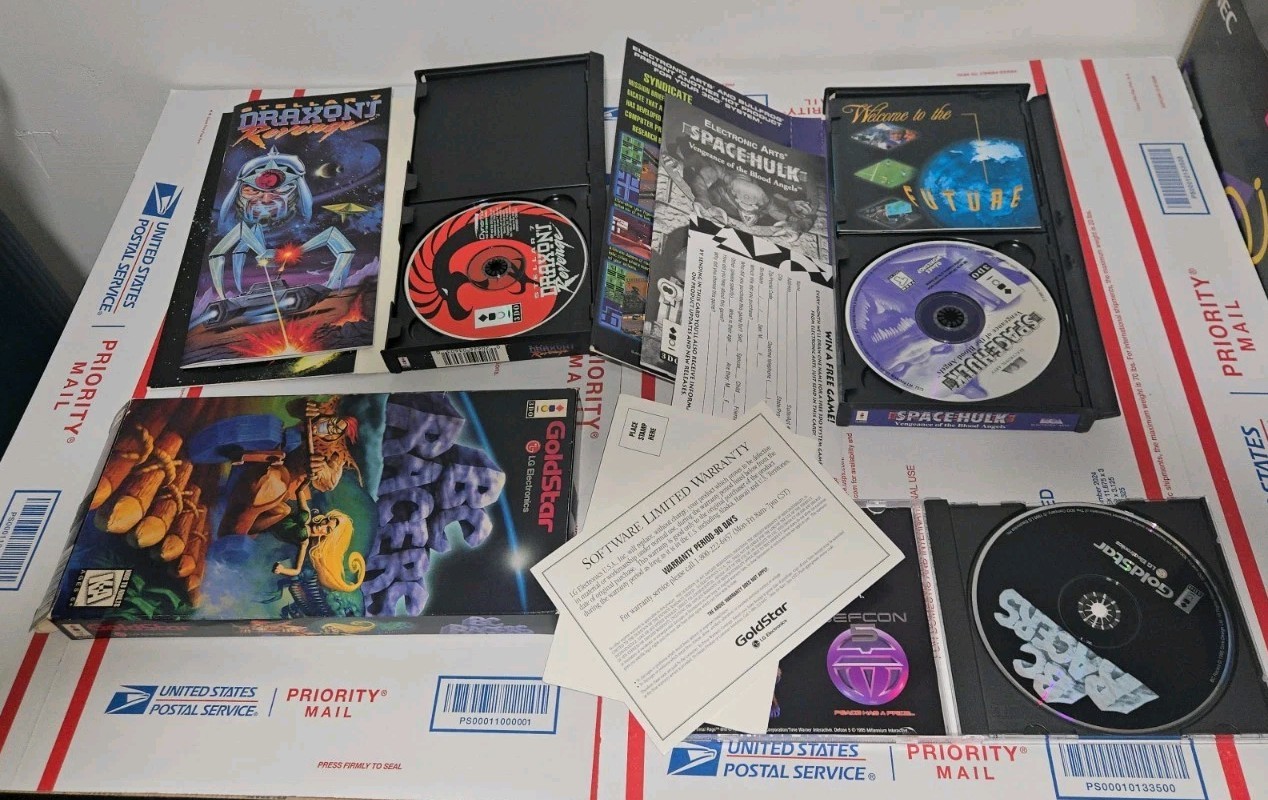 5 3DO Games Including Bc Racers, Space Hulk, New Sealed Putt-putts Fun Pack