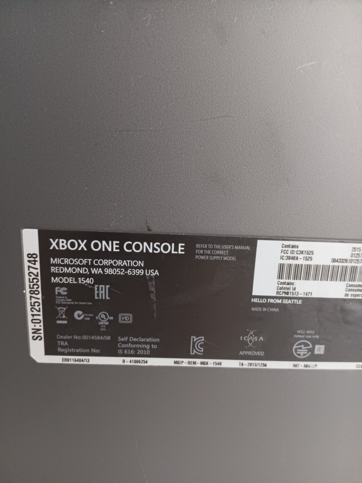 Xbox One Halo Edition UNSC Video Game Console NOT POWERING ON Limited Edition