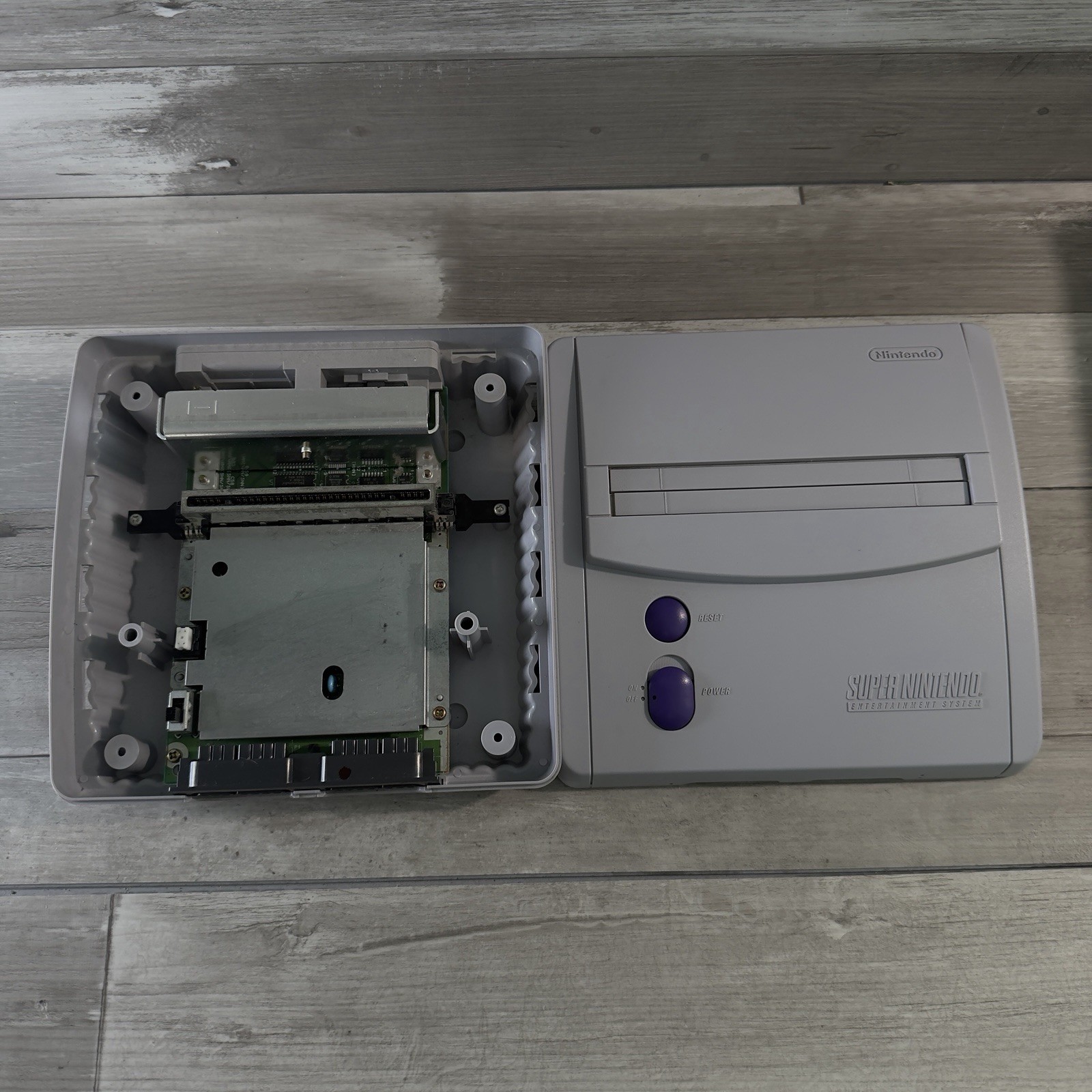 Super Nintendo SNES Mini JR Console System SNS-101-Bundle Lot- Cleaned & Tested