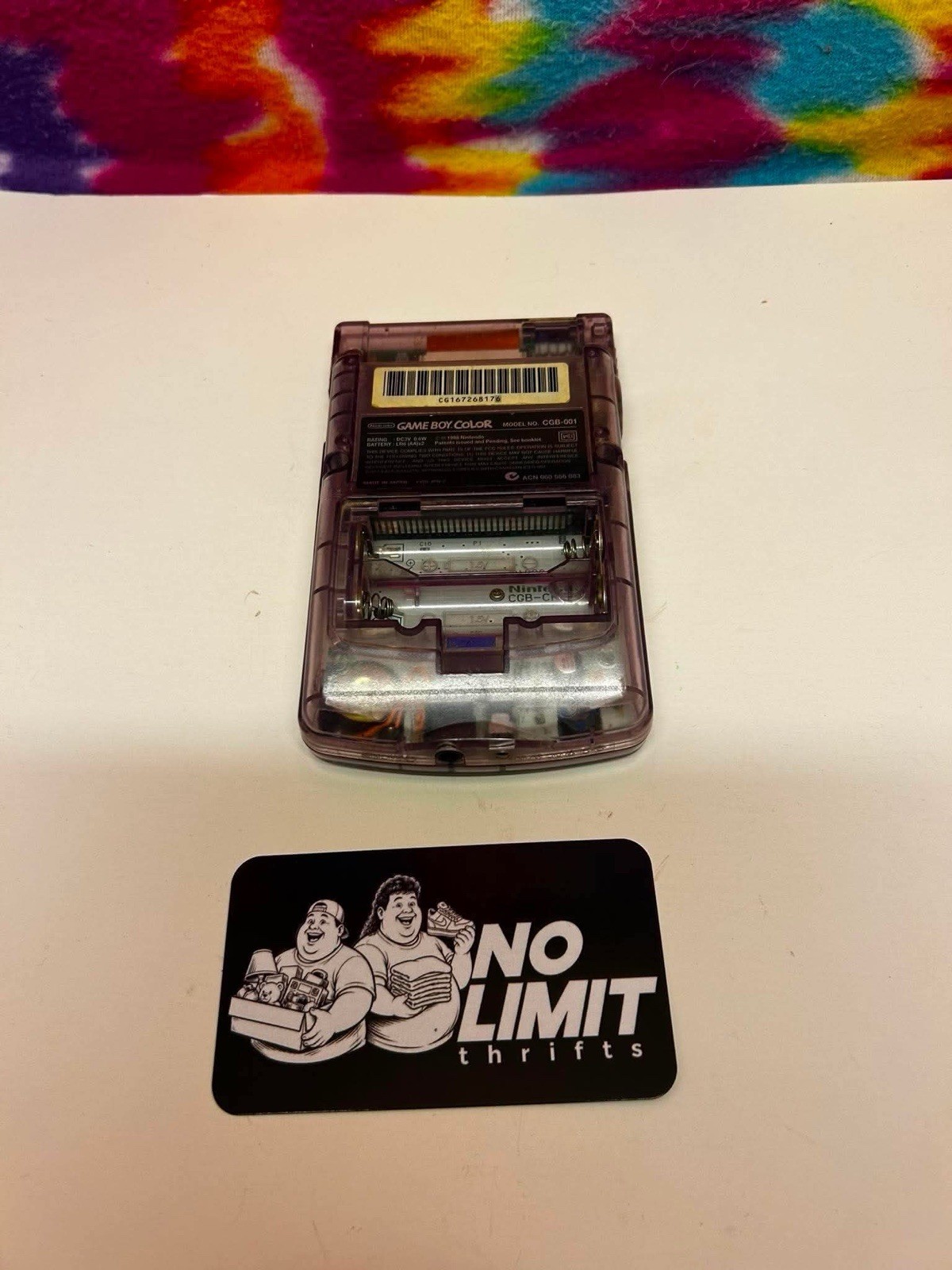Nintendo Game Boy Color Handheld System – Atomic Purple (Tested) NO GAME!