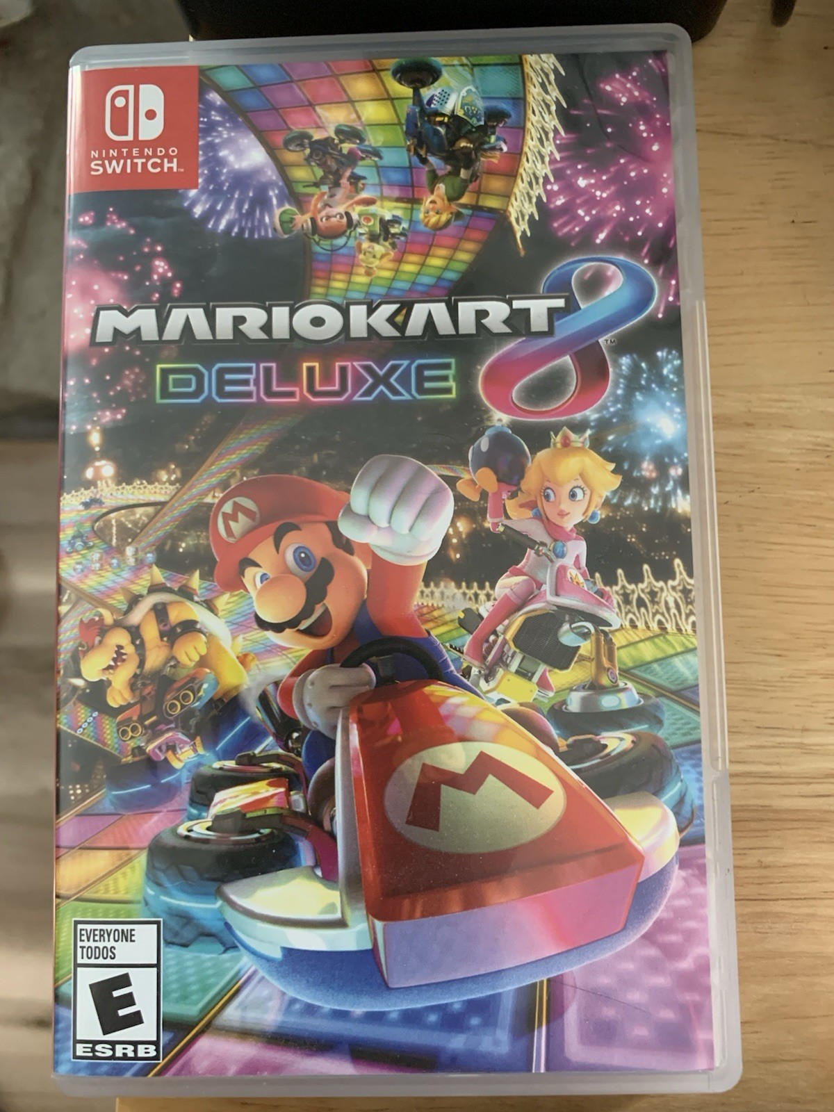 BUNDLE Nintendo Switch OLED 64 GB White EXTRAS Case Controller Mario Kart EC LN