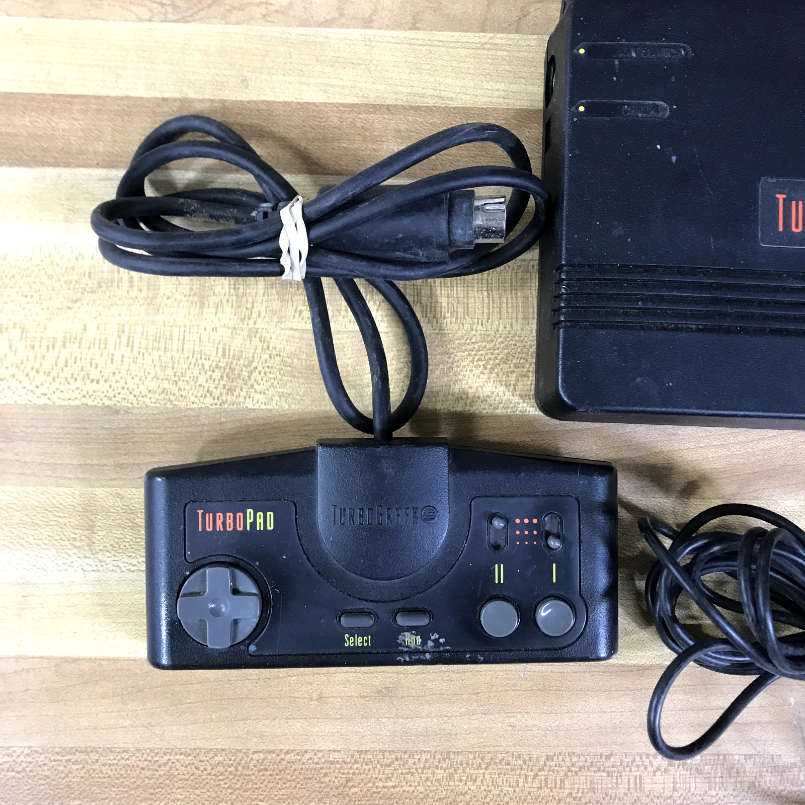 NEC TurboGrafx-16 w TurboGrafx Console All Cables Controller Tested