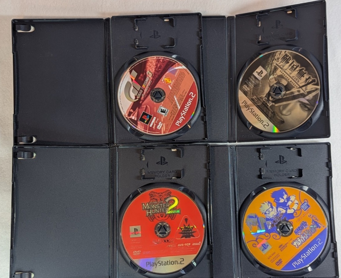 LOT Japanese PlayStation 2 and 20 Games w/Controller Cables Tested and Working!