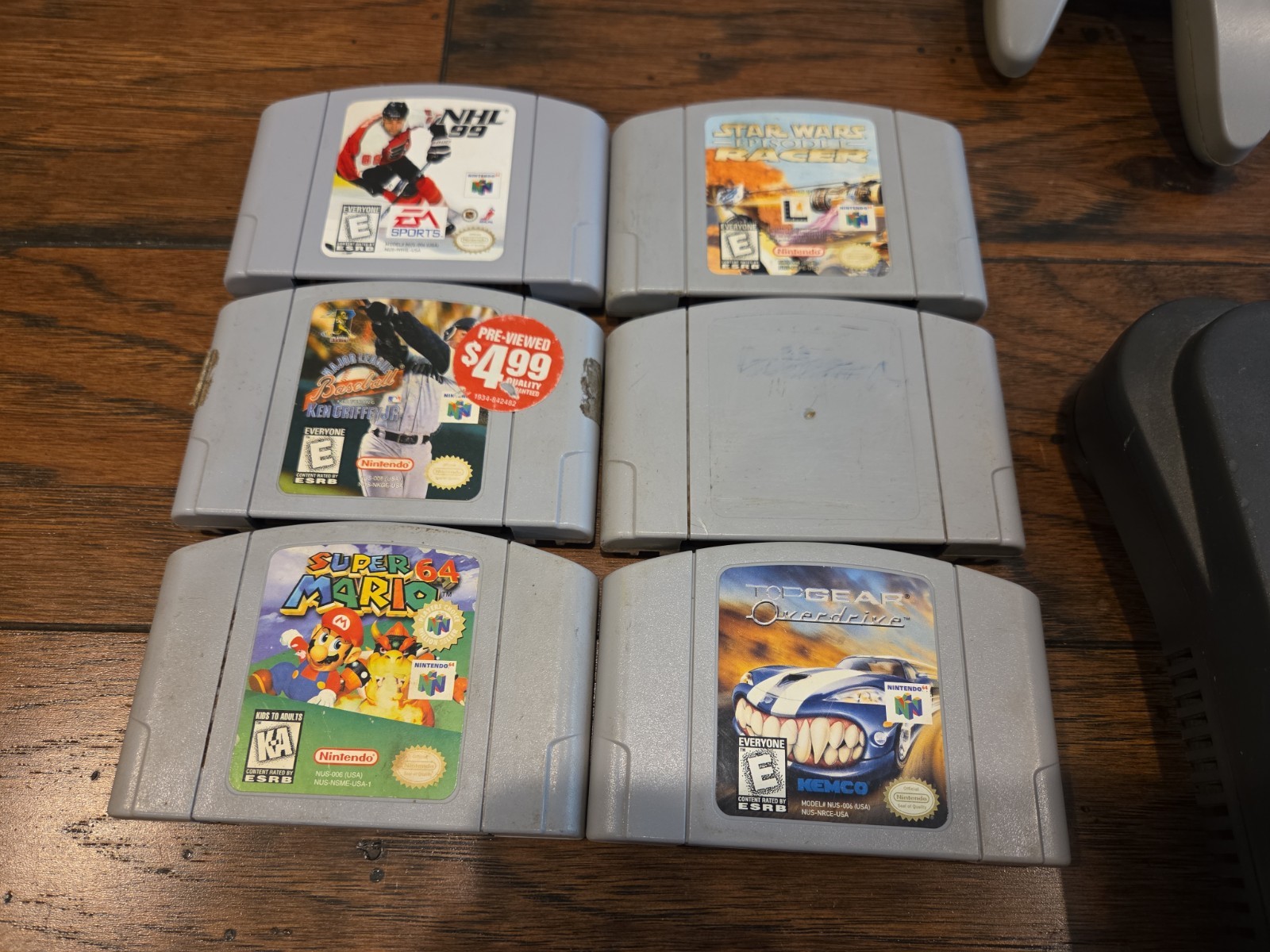 Nintendo 64 N64 Console + 6 Games & 2 Controllers Mario, Star Wars, 007 Goldeney