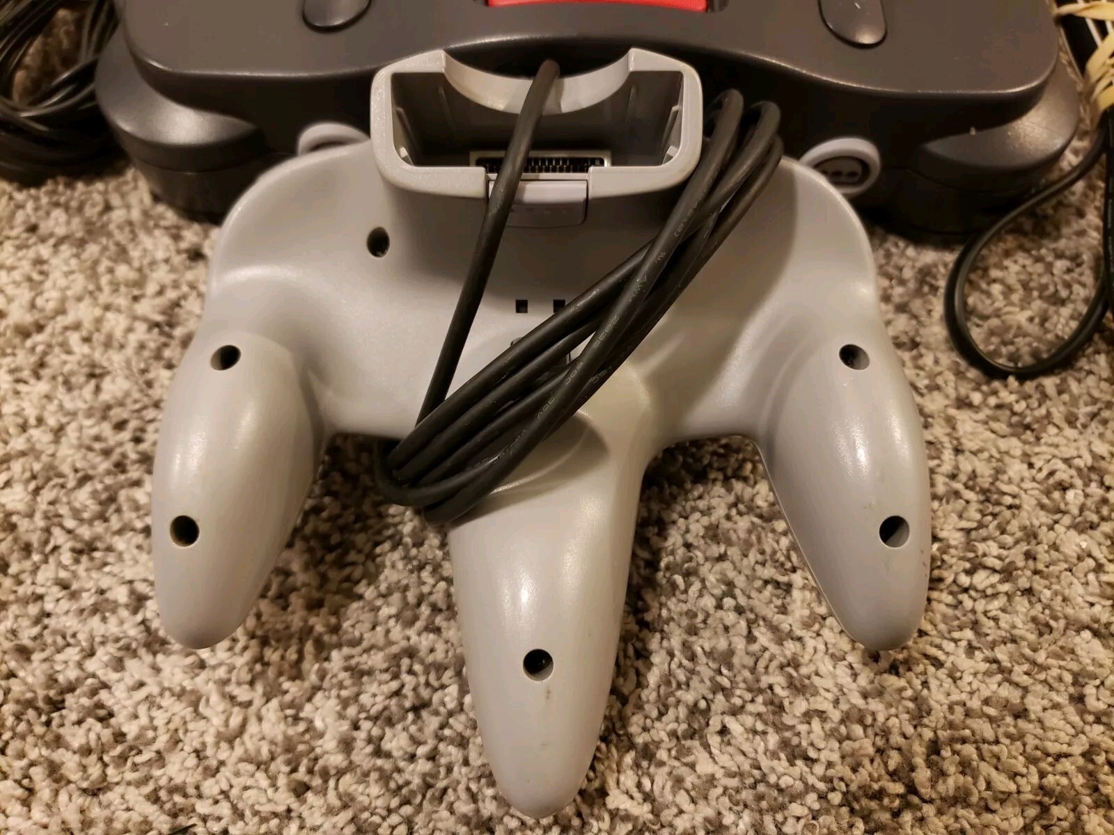 Nintendo 64 N64 System Console w OEM Controller, Jumper Pak ALL OEM CORDS, WORKS