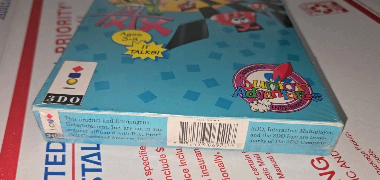 5 3DO Games Including Bc Racers, Space Hulk, New Sealed Putt-putts Fun Pack