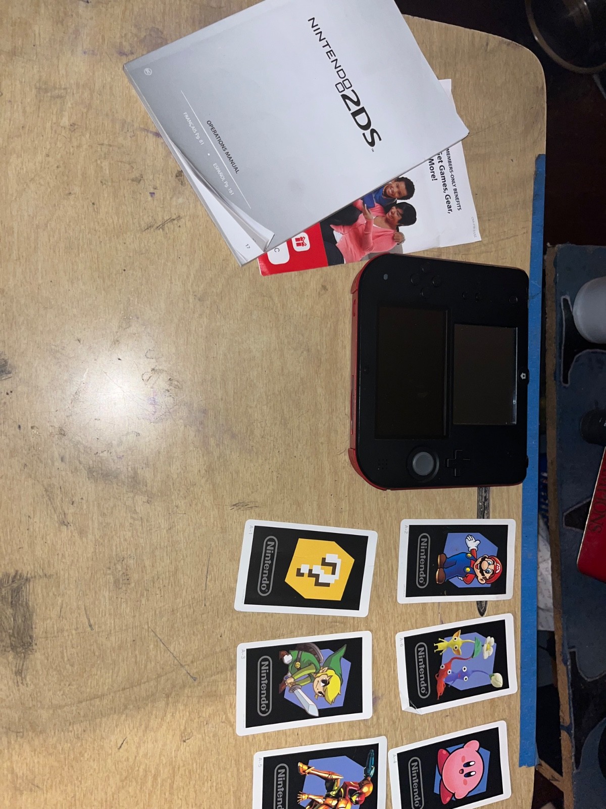 Nintendo 2DS Launch Edition Crimson Red Handheld System