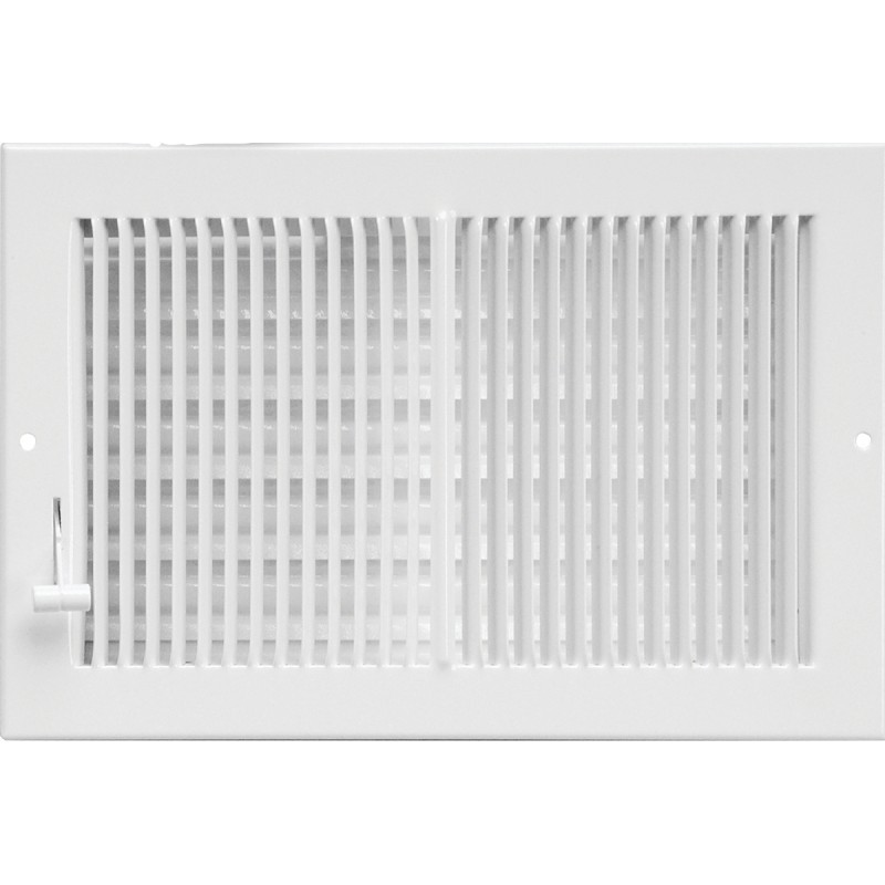 Imperial RG0299 Multi-Shutter Register, 7-1/4 in L, 13-1/4 in W, Steel, White