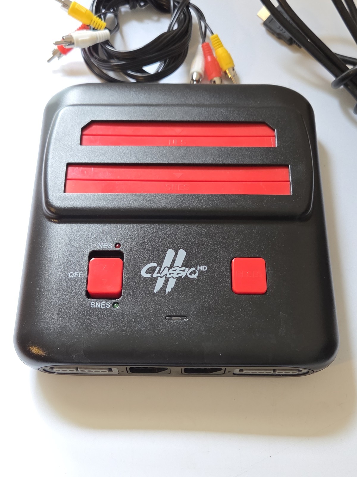 Classiq 2 HD 720p Twin Video Game System Black/Red for SNES/NES OLD SKOOL