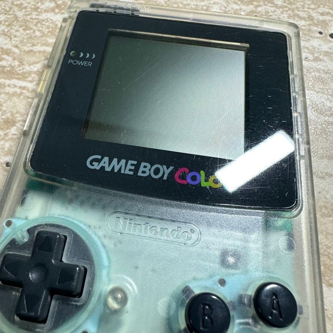 Nintendo Game Boy Color Clear Console Boxed Tested Working Near Mint 6632