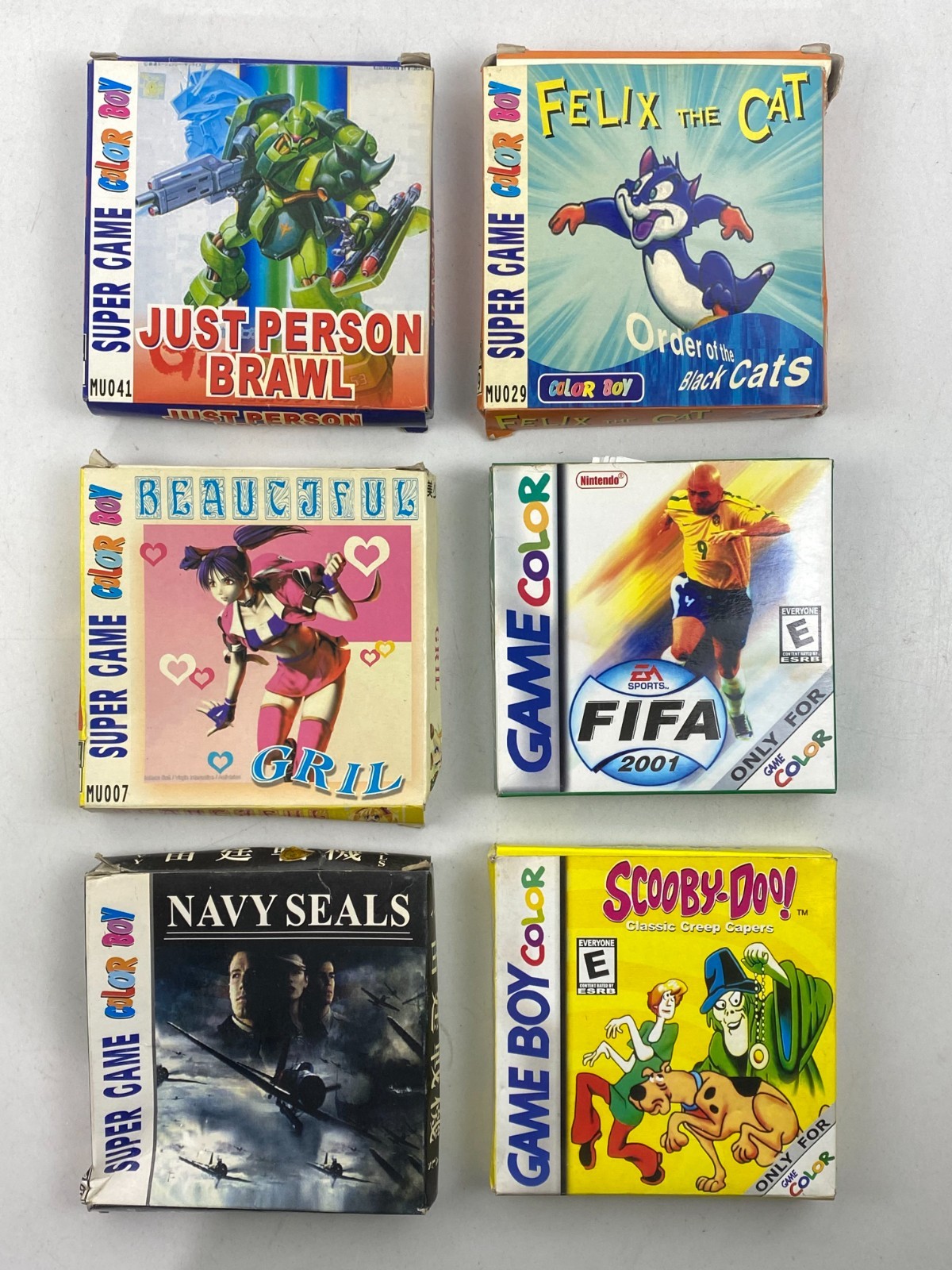 Nintendo Super Game Boy Color FELIX THE CAT Scooby-Doo! Cartridge China