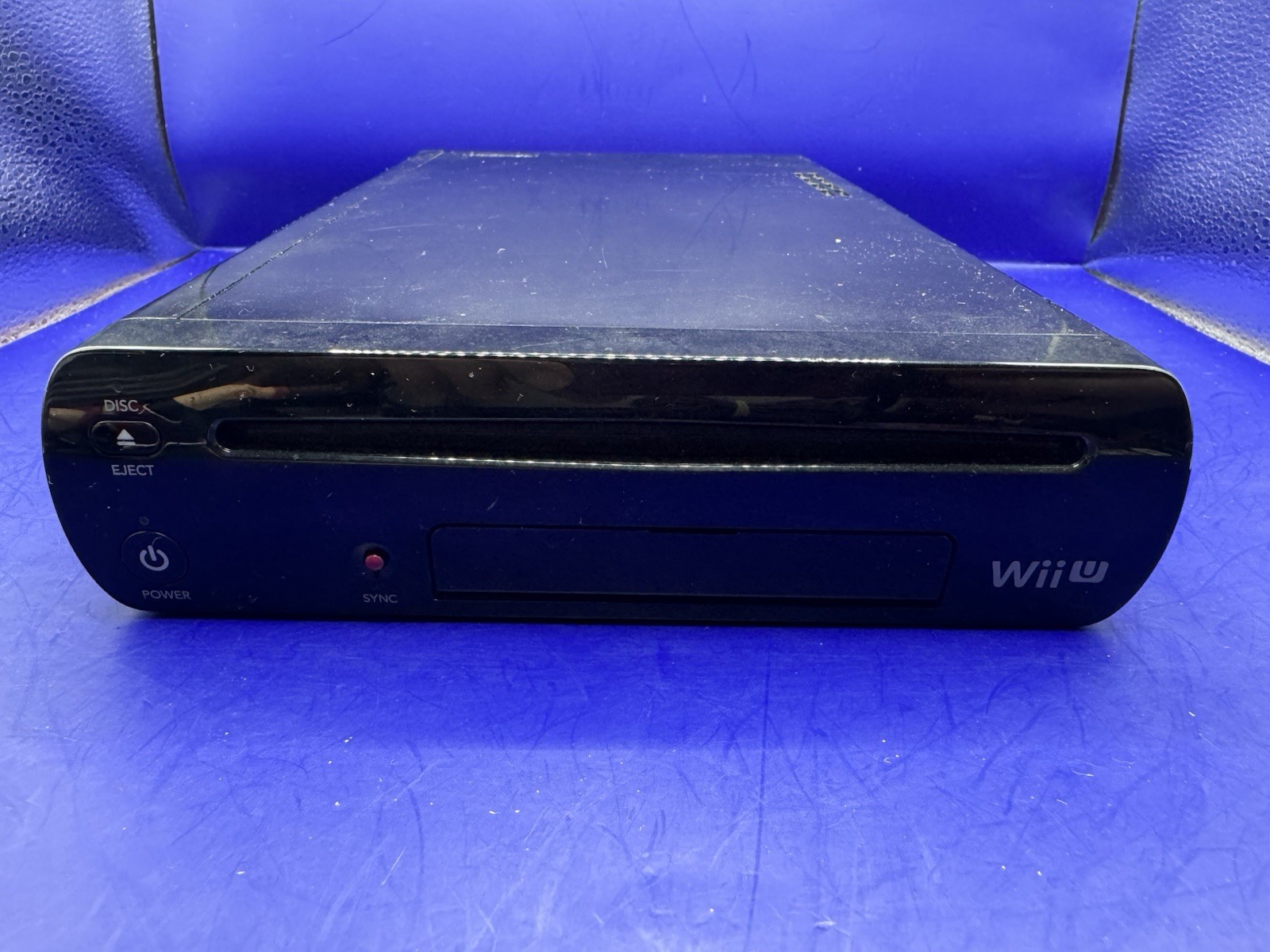 Nintendo Wii U WUP-101(02) 32GB Black Console Only *No Gamepad* Tested Powers Up