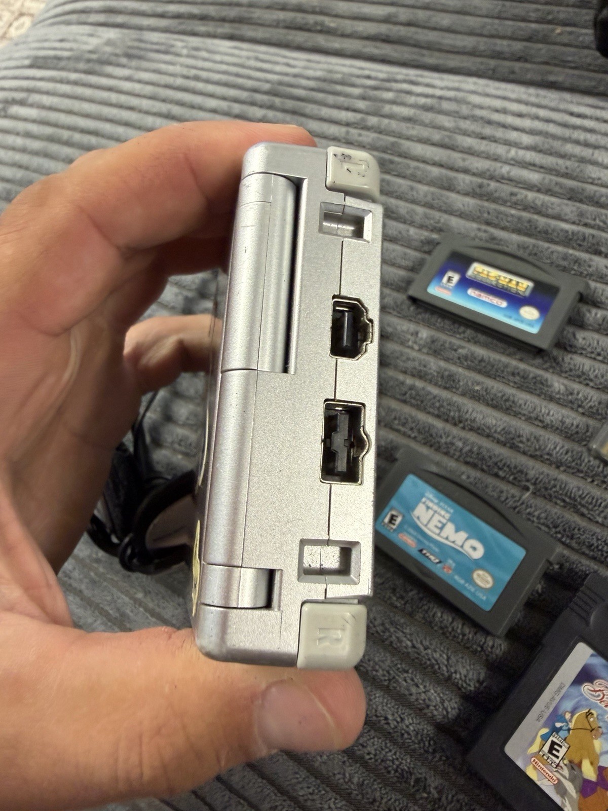 Nintendo Game Boy Advance SP Handheld System – Silver