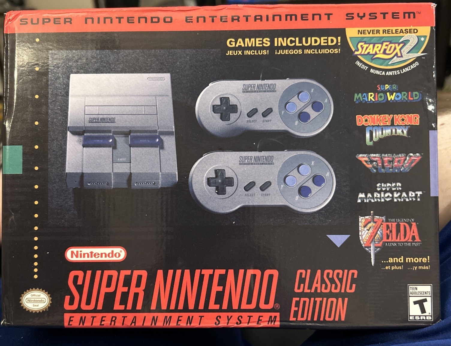 Nintendo Classic Mini SNES 512MB Game Console – Gray