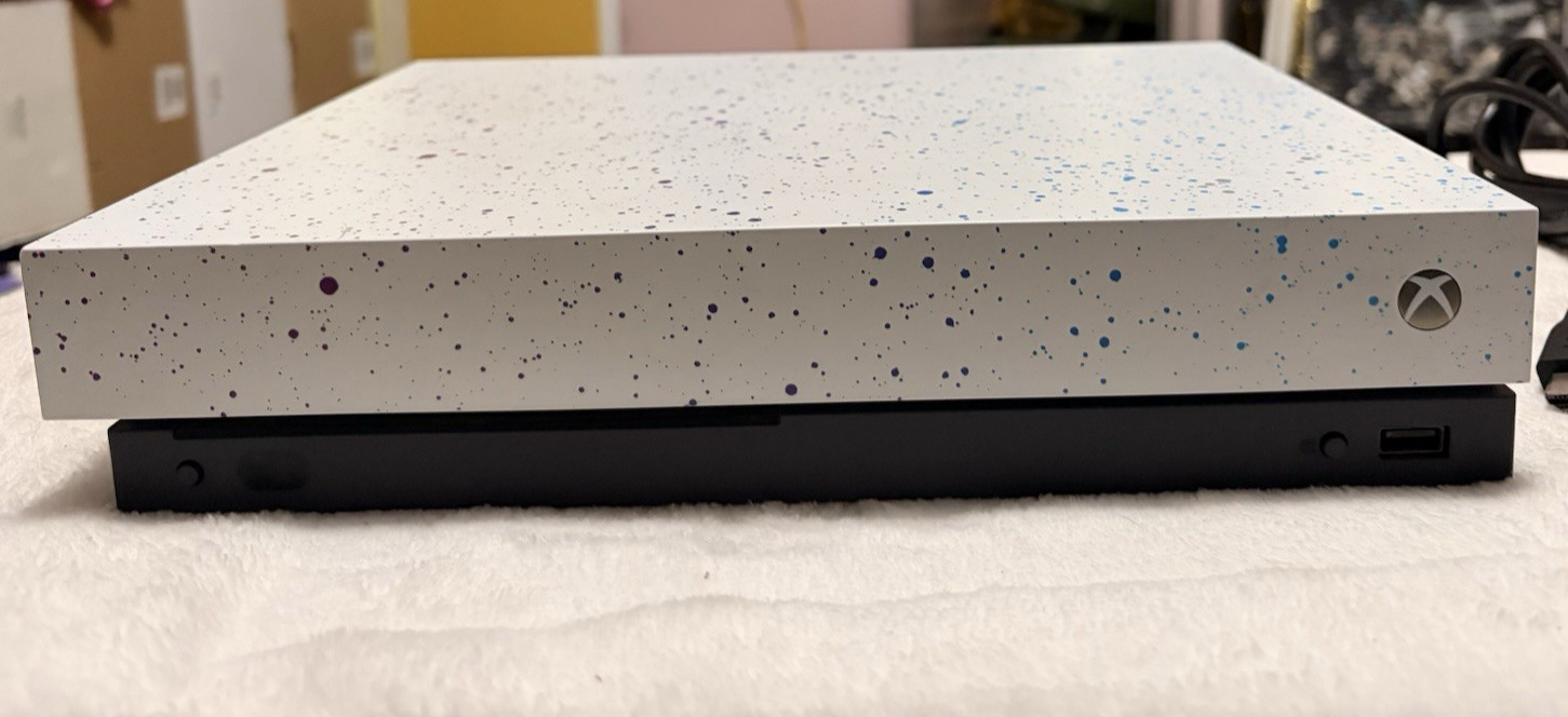 Microsoft Xbox One X 1 TB Special Edition NBA 2K20 Hyperspace Console Working