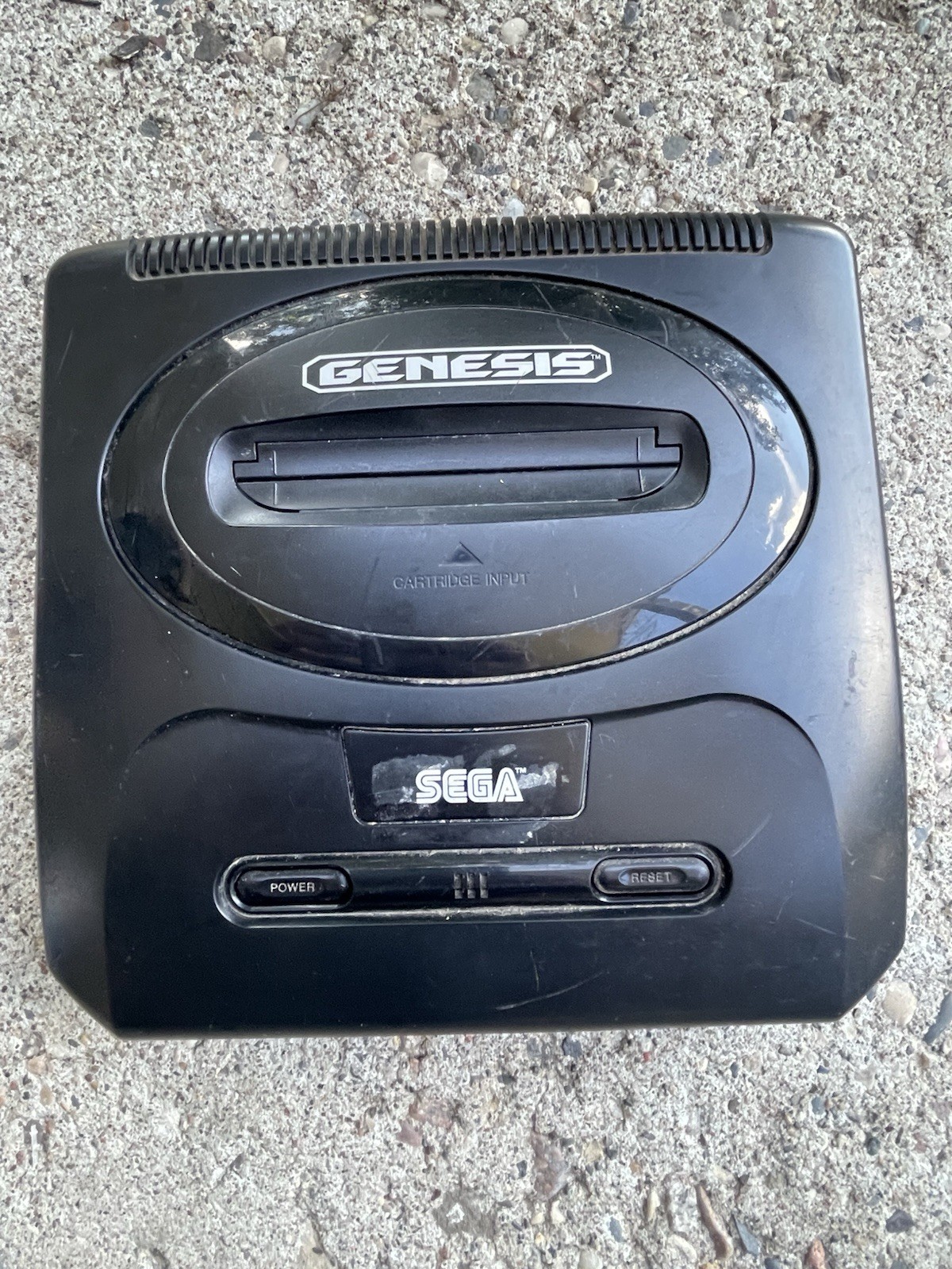 Sega Genesis Model 2 MK-1631 Console Only Black Untested For Parts or Repair