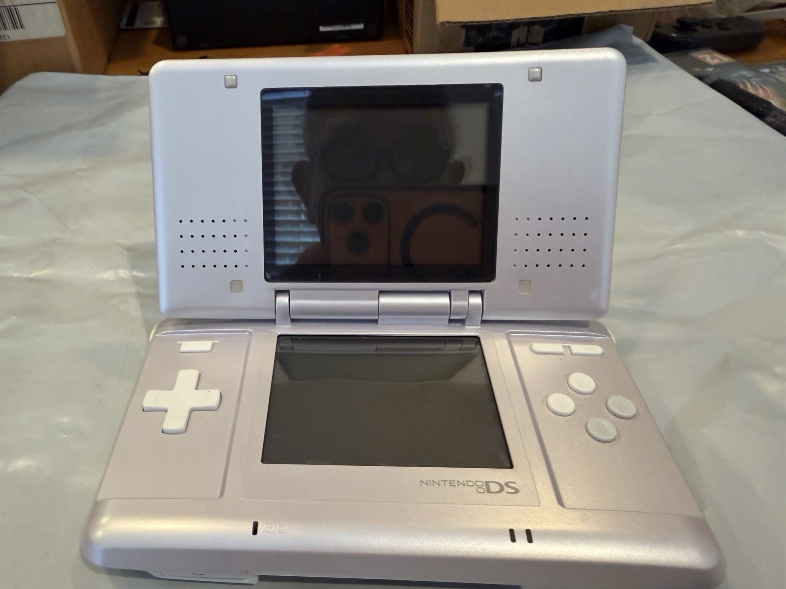 Authentic Nintendo DS Pokemon Center Mew Limited Edition System + Power Supply.