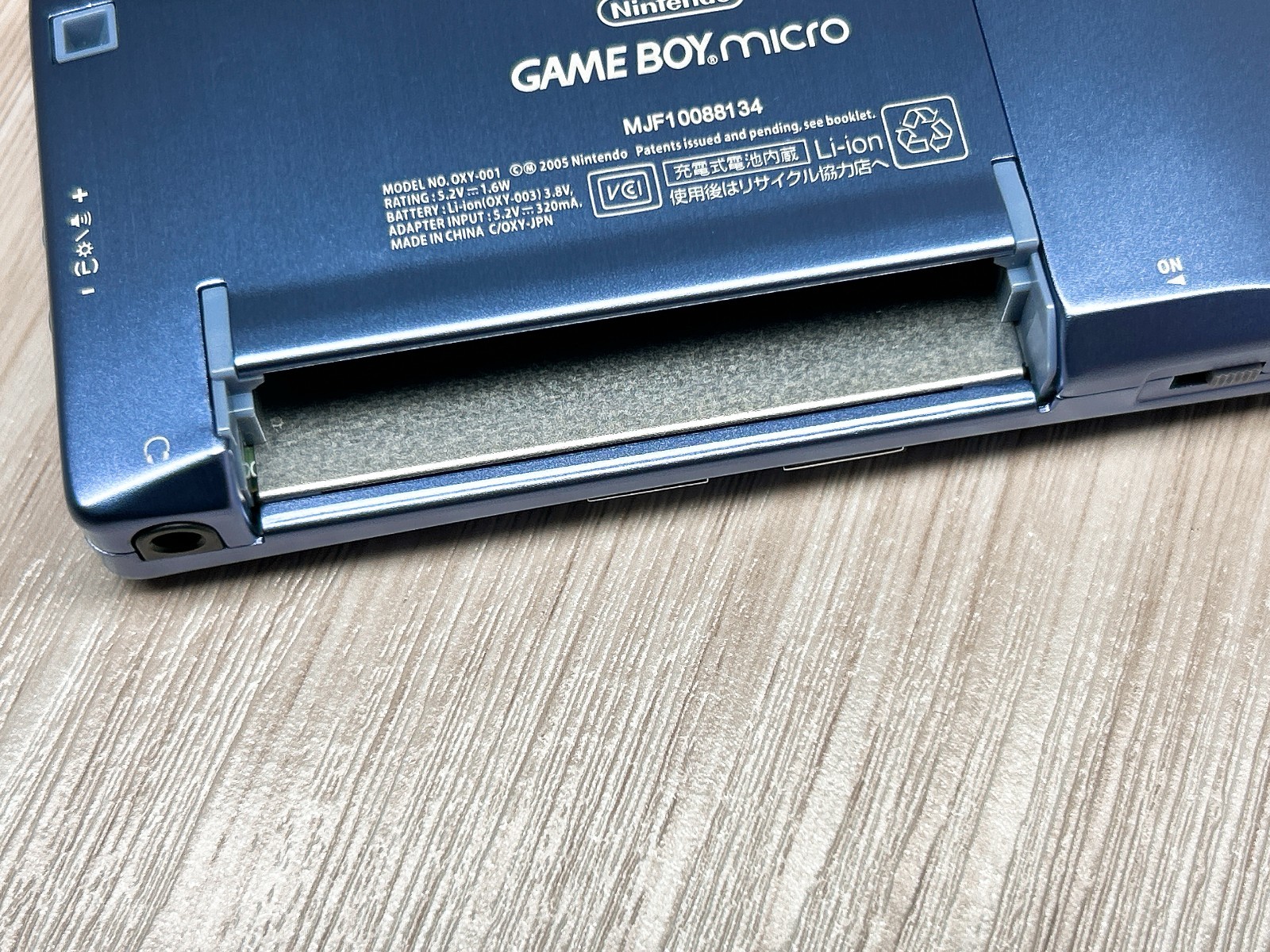 Mint – Nintendo GameBoy Micro Blue Console Tested w/ Charger & Case GBM