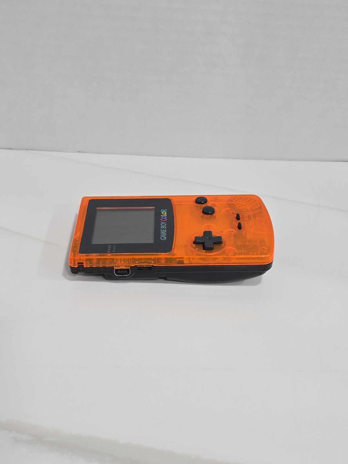 Nintendo GBC Game Boy Color Daiei Hawks Translucent Orange CGB-001 Ltd Ed TESTED