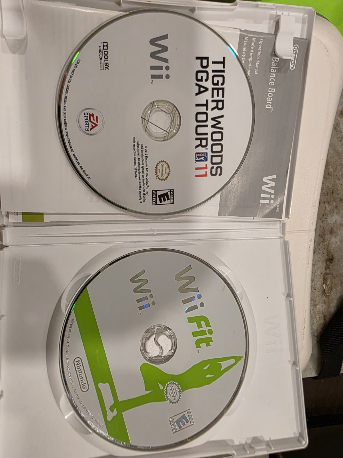 Nintendo Wii In Box With 13 Games + Wii Fit And Balance Board