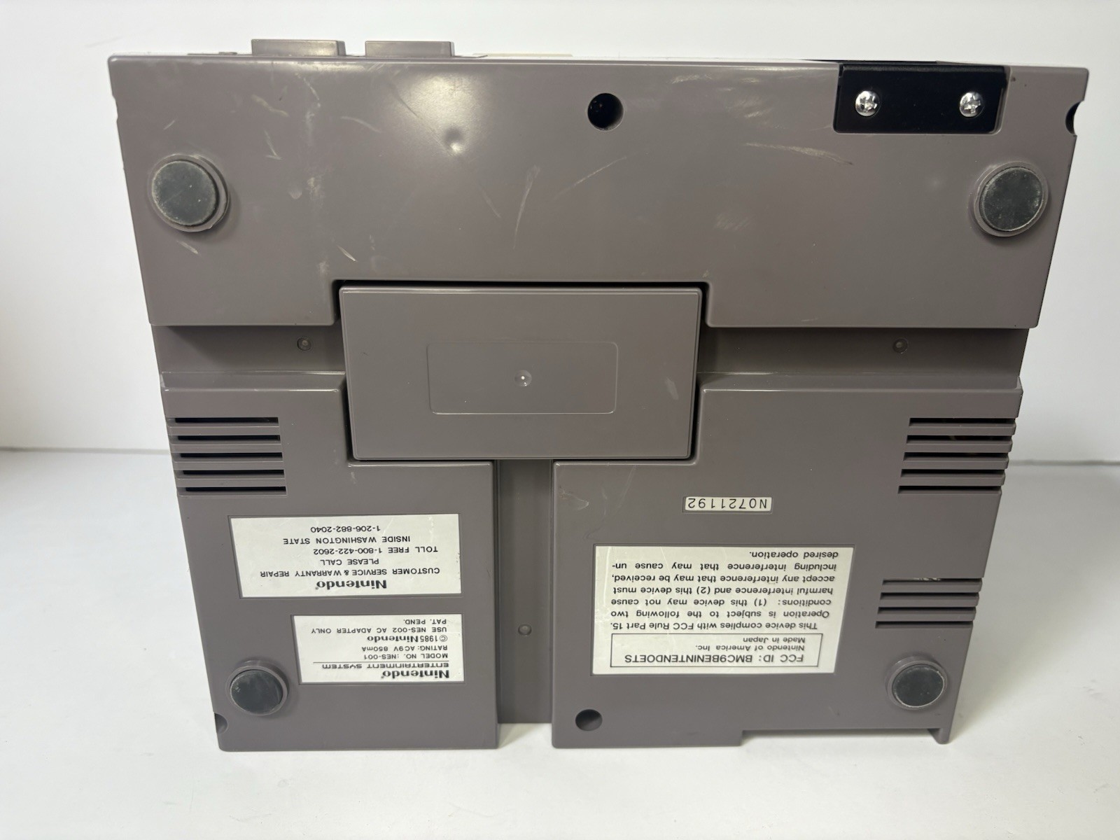 Nintendo Entertainment System Home Console Gray (NES, NES-001) Tested