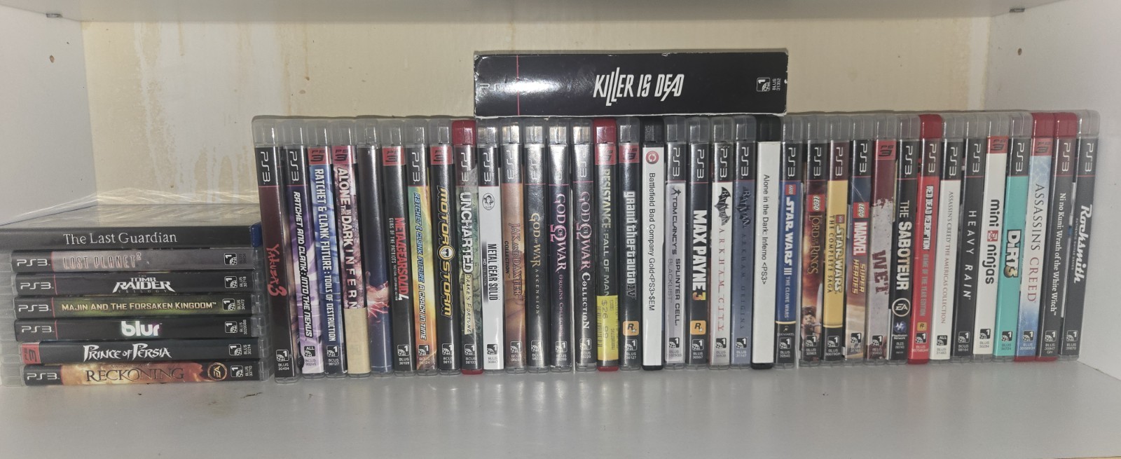Ps3 SLIM JAPAN CECH-3000B 320 GB Console W/ Lot Of 40 Games