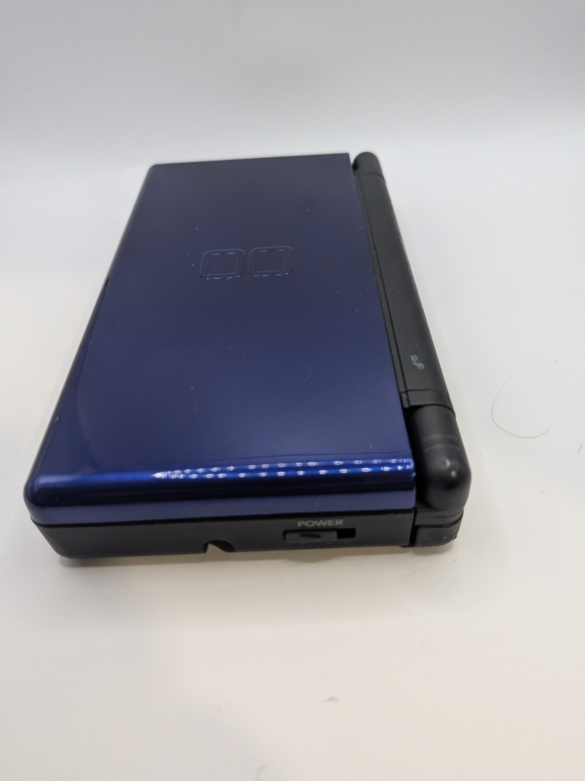 Nintendo DS Lite – Cobalt (Blue) & Black – Tested & Works – Yellow Screens