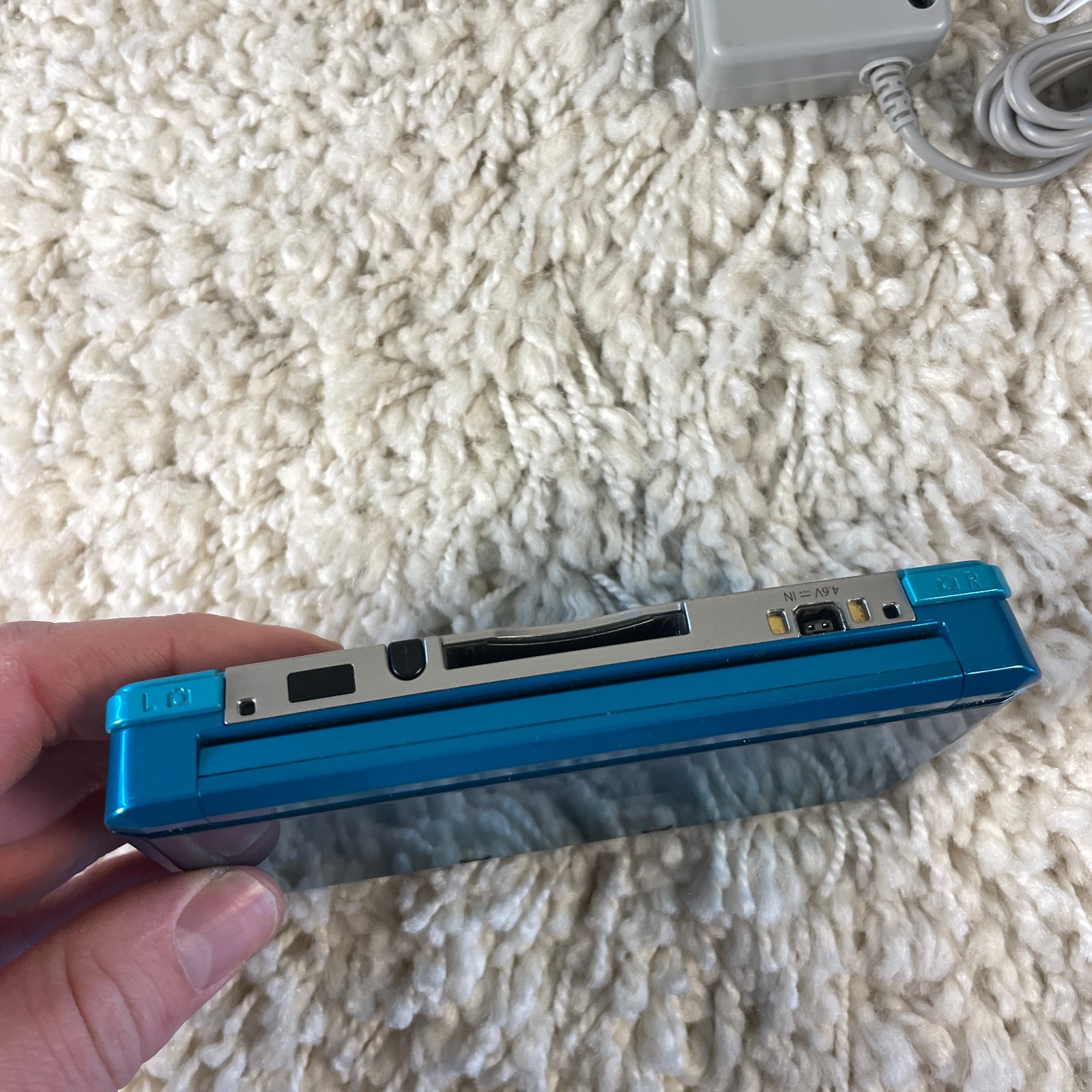 Nintendo 3DS Aqua Blue Handheld Handheld Console System CTR-001 Tested