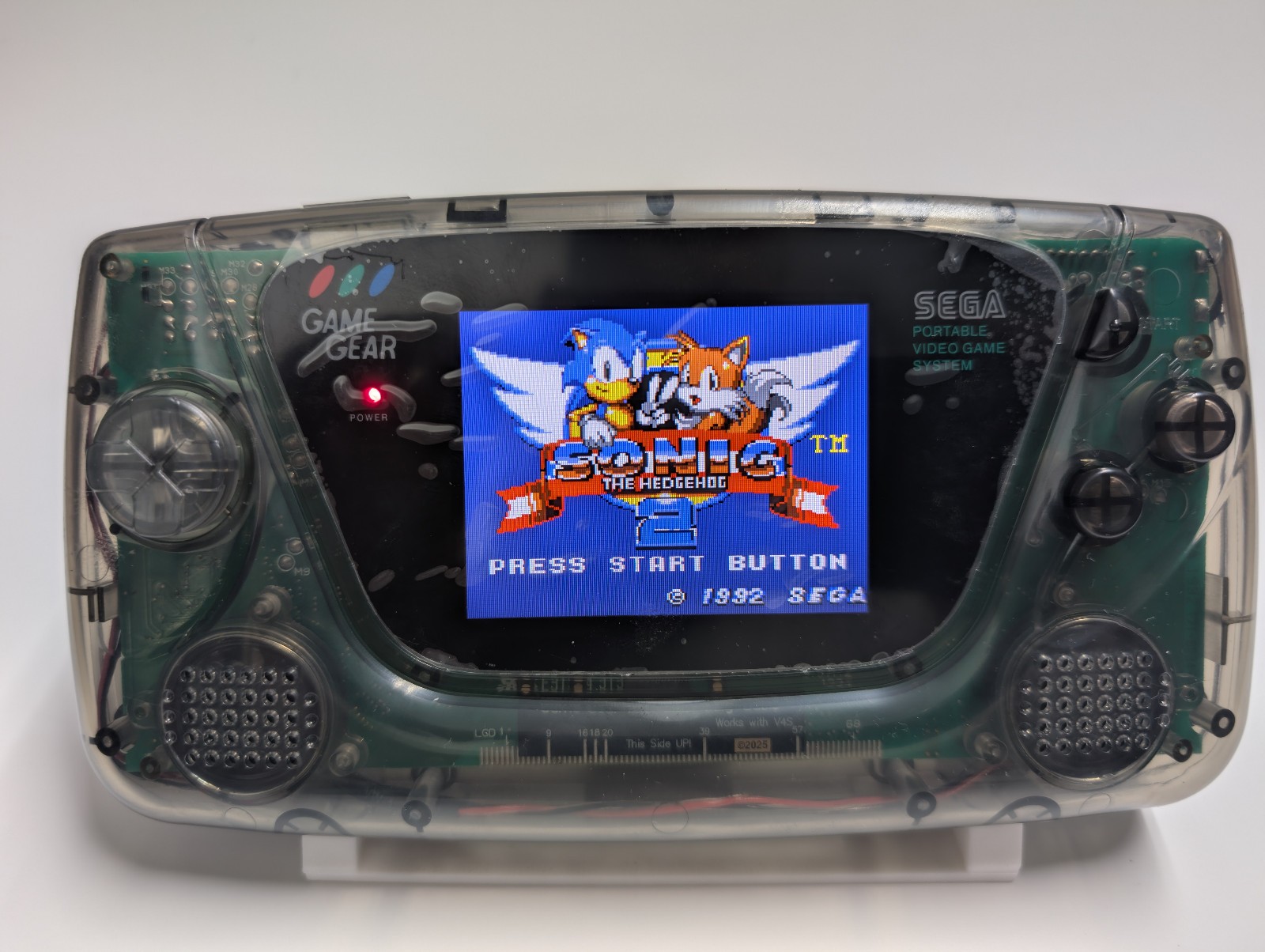 🔥 SEGA Game Gear VA1 ⚡ Smoke Clear Shell 💨 3.3” LCD 🔋 USB-C 6200mAh 🎧 Stereo