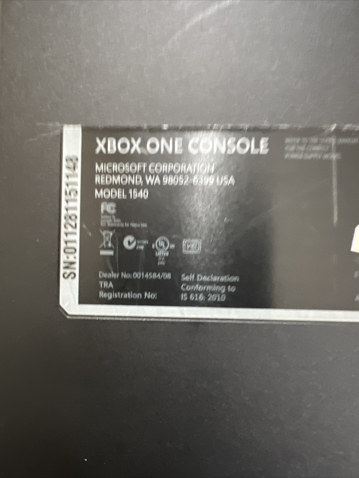 Microsoft Xbox One 500GB Black Console Bundle, Game + Controller Model No 1540