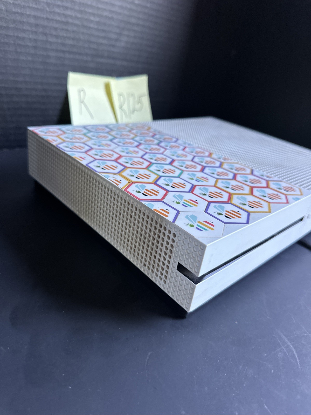 Microsoft Xbox One S Console Model 1681 White Tested Working No Controller #R125
