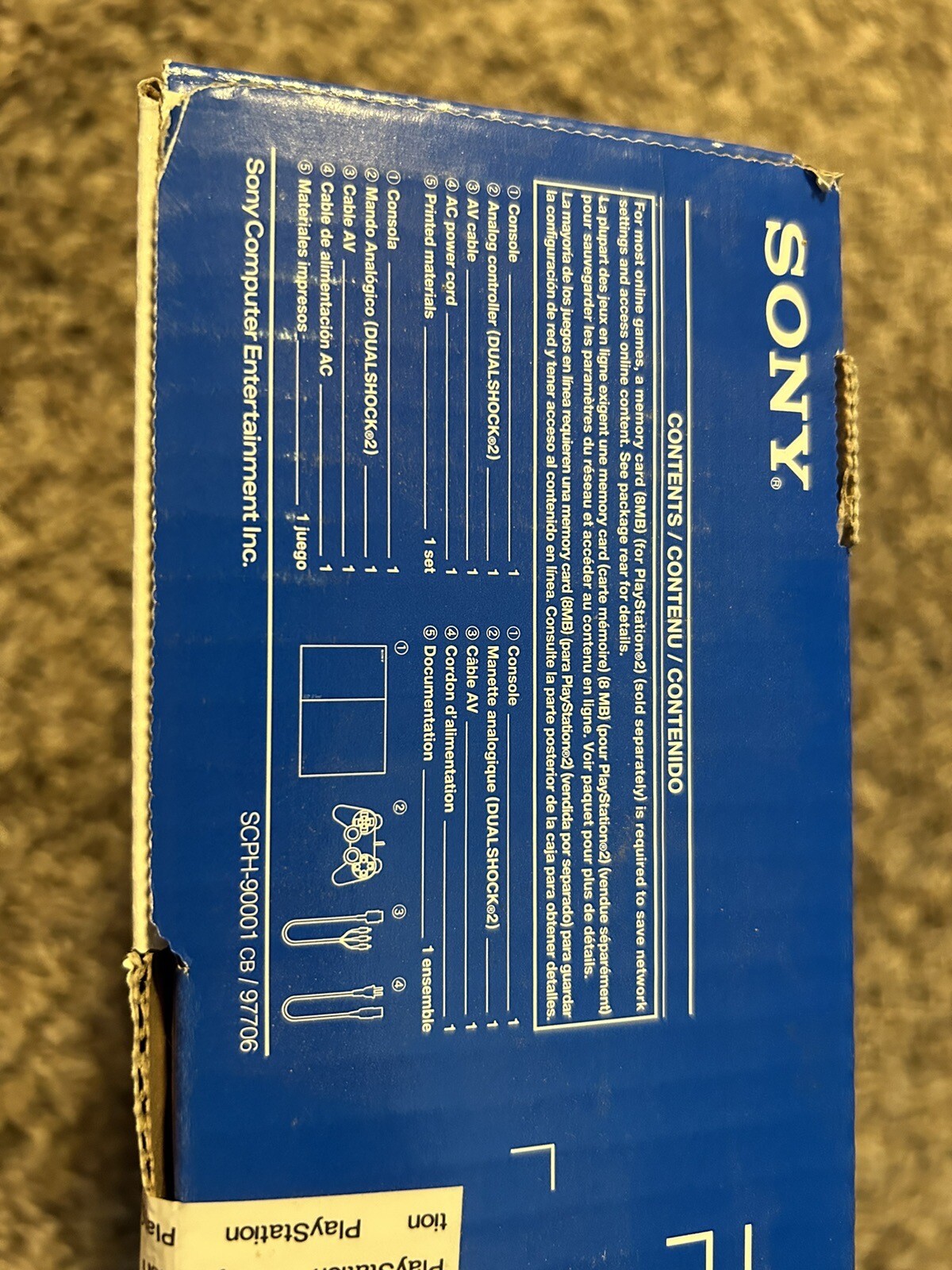 NIB PlayStation 2 Scph-90001