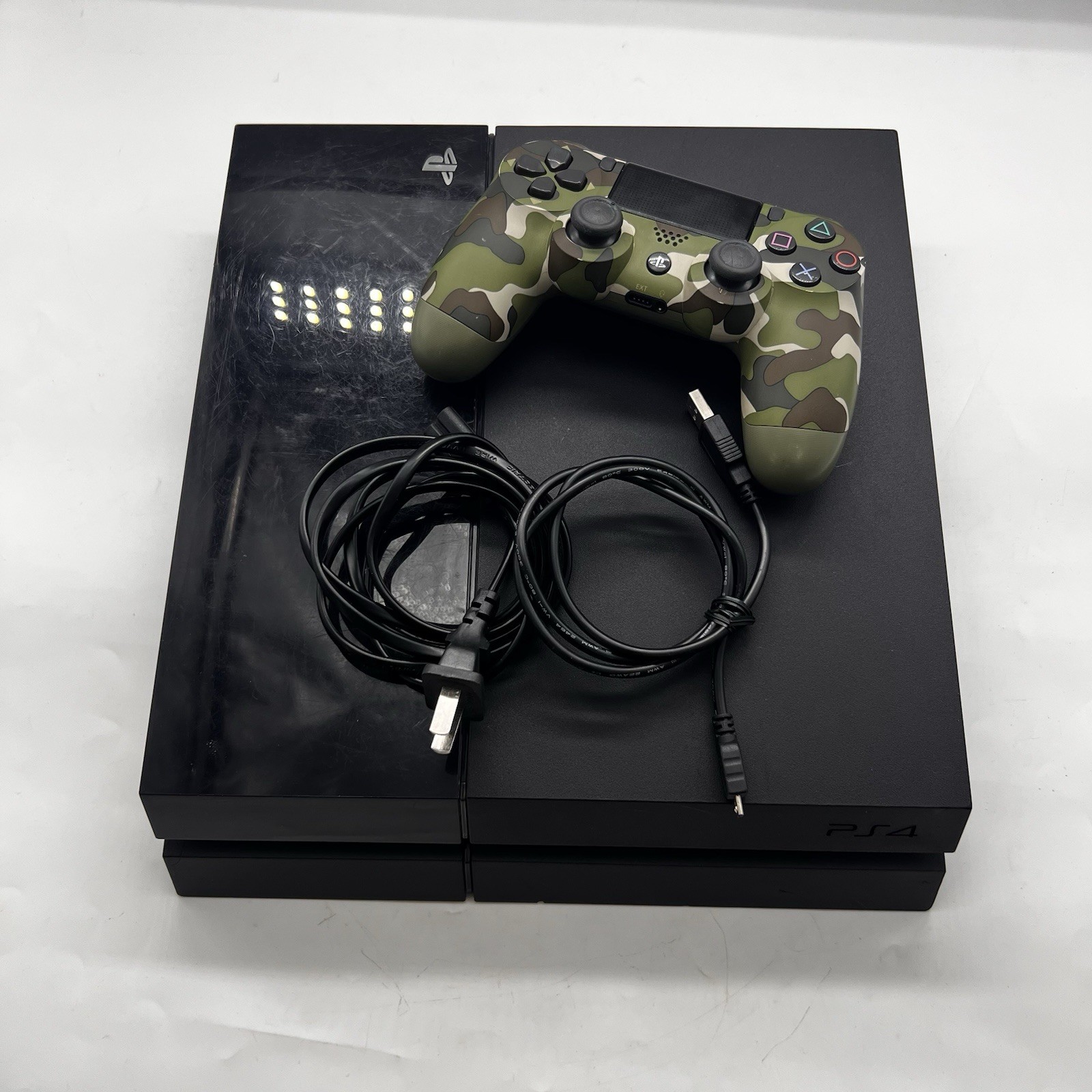 Sony Playstation 4 500GB Black Console PS4 W/ Controller & Cords Tested & Ready
